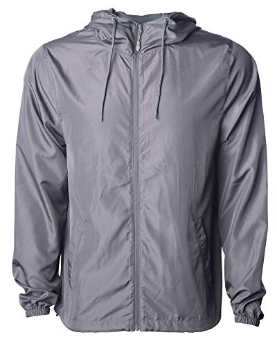 Global Blank Menâ€™s Lightweight Windbreaker Winter Jacket Water Resistant Shell