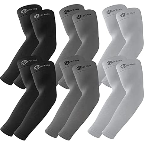 BHYTAKI UV Arm Sleeves, 6 Pairs Cover