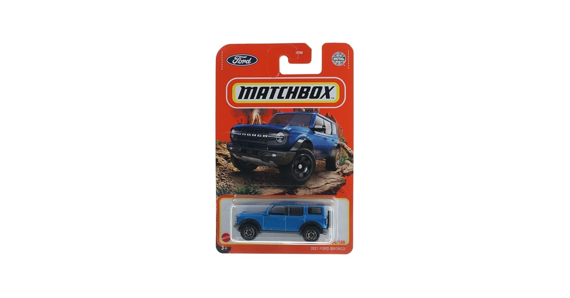 Amazon.com: Matchbox 2022 - 2021 Ford Bronco [Blue] 34/100