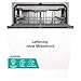 Produktbild Gorenje GV663D65 Geschirrspüler/Einbaugerät FRONT NICHT ENTHALTEN/EU Made /60 breite /16 Maßgedecke/8 Programme/TotalDry/Nacht Programm/Status LED Licht/EEK: D/Einbaumaße (HxBxT): 82 x 60 x 55,5cm