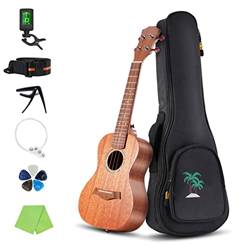 Btuty Ukulélé Soprano 21/23 Inch Acoustic Ukulele Kit Mahogany Plywood Ukelele with Gig Bag Uke Strap Spare Strings Clip… - Les Beatles, Paul McCartney, John Lennon, RIngo Starr, George Harrison Btuty Ukulélé Soprano 21/23 Inch Acoustic Ukulele Kit Mahogany Plywood Ukelele with Gig Bag Uke Strap Spare Strings Clip…