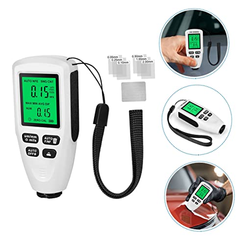 Medidor digital de espesor de recubrimiento automotriz de alta precisión con apagado automático y resolución de 1 um miniatura 4