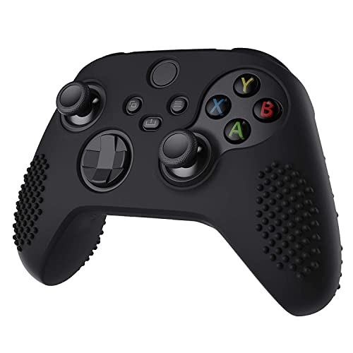 Image of PSS Studded Edition Anti-Slip Silicone Cover Skin for Xbox Series X Controller, New Look Soft Rubber Case Protector for Xbox Series S Controller