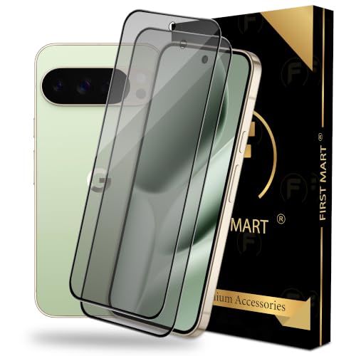 Image of FIRST MART Military-Grade Matte Anti-Glare Tempered Glass for Google Pixel 10 Pro XL and Pixel 9 Pro XL (6.8 Inch) With Installation Kit | Edge to Edge Coverage |Anti Glare, Bubble-Free [2 Pack]