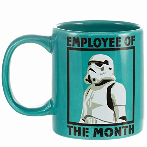 Star Wars Ceramic Coffee Mug - Stormtrooper Employee of the Month - Great Gift for Father, Coworker or Boss - 11oz