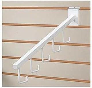 J-Hook Waterfall Faceout in White for Slatwall - Lot of 10