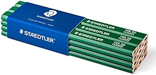 STAEDTLER 148 50 Hard Carpenters Pencil, 6H, Pack of 12