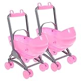 Poussette de maison de poupée miniature : idéale pour les de fête, les d'anniversaire, les fins éducatives, les décorations de fête, les de fête des enfants, le meilleur choix pour envoyer des enfants, des accessoires de maison de poupée