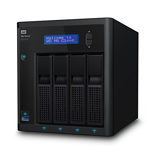 Image of WD 56TB My Cloud EX4100 Expert Series 4-Bay Network Attached Storage - NAS - WDBWZE0560KBK-NESN