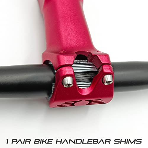Onipax Bike Handlebar Shim 1" To 1-1/4”/ 25.4 To 31.8 Mm Bicycle Handlebar Conversion Shims Adapter Clamp Spacer #TOP3