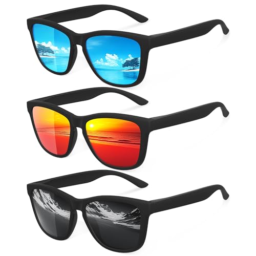 Image of Polarized Sunglasses for Men and Women - Classic Fashion Sun Glasses Shades for Driving, Outdoor Sports, and Daily Wear UV400 Protection