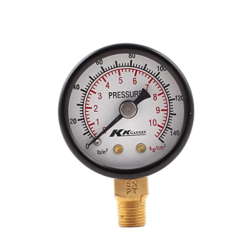 Ruilogod - Ruilogod 1 / 8BSP 0-10kg / cm2 ronde eau compresseur d'air sous pression manovacuomètre