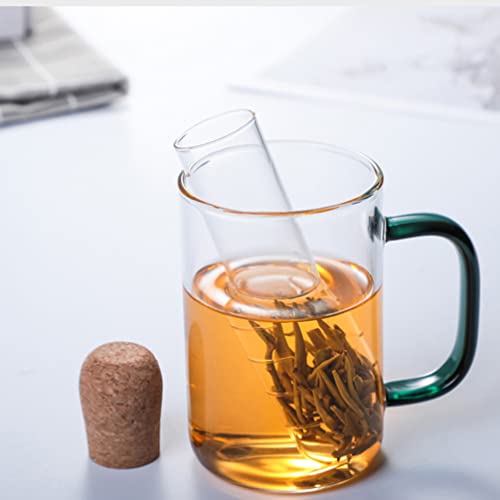Yardwe Copo De Chá De Vidro Infusor De Chá De Tubo De Ensaio Recipiente De Chá Solto Chá e Infusor C
