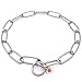 Herm Sprenger - Matte Stainless Steel Scratch Resistant Long Link Fur Saver Dog Collar - Professional Training Collar - Made in Germany (20in x 3mm)
