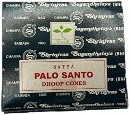 Genérico SATYA Conos de Incienso Palo Santo - Dhoop Cones - Cajit...