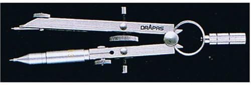 DraPaz 02095 German Replacement Sharp Compass, Spring Compass, 0.01 inch (0.3 mm), Sharp Included