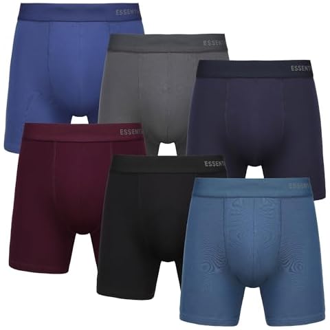 The Essentials Wardrobe Bamboo Boxer Shorts - Large Cover