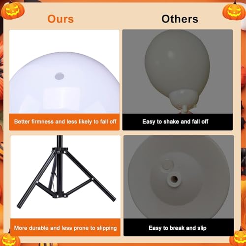 Fantôme d'Halloween réglable avec LED télécommandée pour extérieur - 7