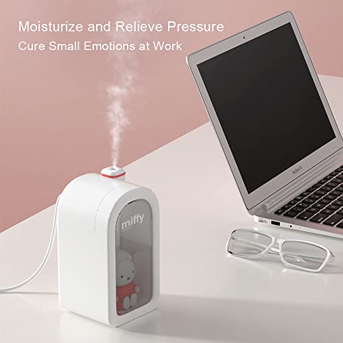 Mipow X Miffy Cool Mist Humidifier - Ultrasonic Quiet, Mini Cute Humidifier With Night Light, 380Ml Humidifiers For Bedroom/Babies Nursery/Office #TOP3