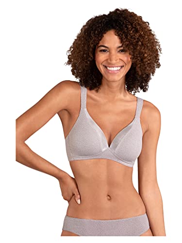 Naturana Pünktchen Soft-BH mit Schale - 5747 85 Taupe/Grey C