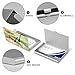 VstaDank Dragonfly Dragonflies Vintage Business Card Holder Fashion Aluminum Alloy Flip Cover Credit Card Holder High End Professional Name Cards Case Exquisite Pocket Metal Cards Holder for Work