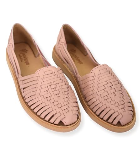 Image of Macarena Collection Womens Shoes Leather Sandals for Women | Huarache Handmade Mexican Sandals | Comfortable & Stylish Womens Sandals 4150