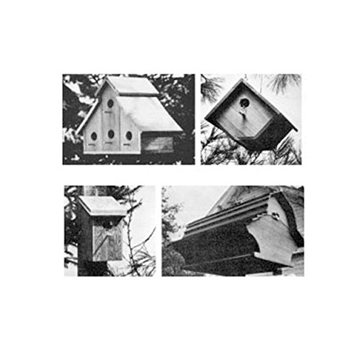 Woodcraft Project Paper Plan to Build Backyard Birdhouse - Material Not Included