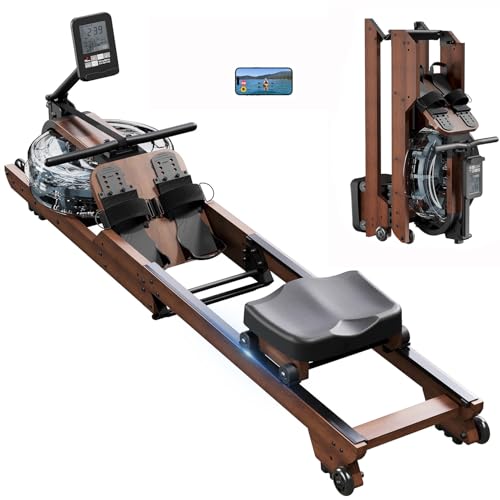 Dripex Water Rowing Machines for Home, Foldable Row Machine with