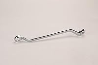 Vista 2 de FLZOSPER Llave de extremo de caja doble de 0.827 in x 0.906 in, 12 puntos, 45 grados, acabado pulido, Cr-V