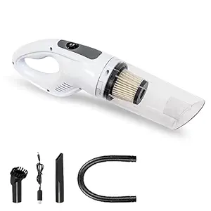 URBANFIX Cordless Vacuum Cleaner for Home - Handheld Vacuum Cleaner with 9000 PA Suction Power | Lightweight and Durable Body with Mop | HEPA Filter Screen with 120W Motor (White Without Mop)