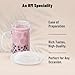 Taro Milk Tea by RM refresher, Instant Milk Tea Powder Mix, Delicious Blended Tea for Personal and Commercial Use, Classic Package Design (3 Packs of 1 LB)