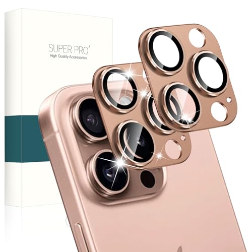 PRODELI �J�����t�B���� For iPhone 16 Pro/iPhone 16 Pro Max ��p �J�����ی�J�o�[ �A���~�������{AR�����ߗ� �d�x9H �����K���X �����݌v ��̌^ �ϏՌ� �L�Y�h�~ �h���� �C�A�[�� �I�o�I�[�o�[�h�~ �A�C�t