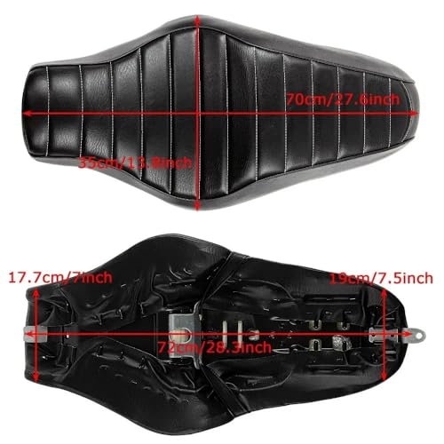 Asientos moto acabados premium para custom Forty-Eight 2010-2016 3