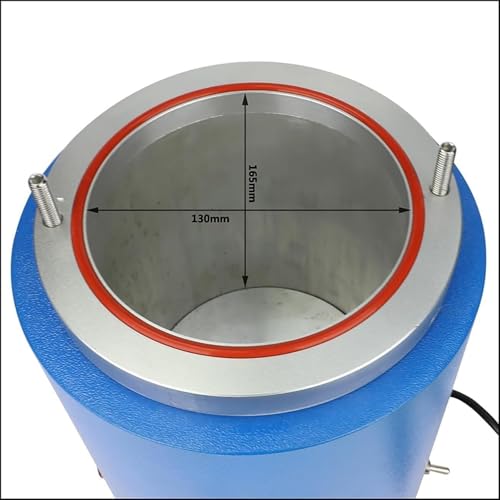 Inyector de cera de 2 l con doble boquilla y control digital para joyería 7