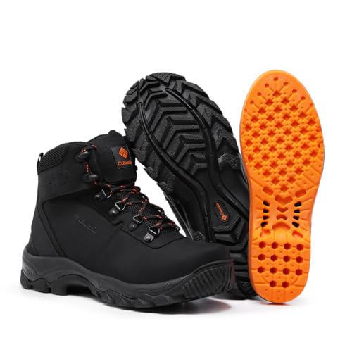 Bota Coturno Masculino Columbia Couro Premmium Waterproof Tamanho:42;Cor:PRETO