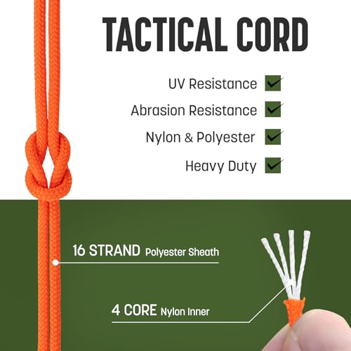 Manco Element Paracorde 275 2,4mm x 30m Corde Nylon 4 Brins Paracord – vue 3