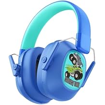 iClever Noise Cancelling Headphones for Kids, SNR 29dB Safety Noise Reduction Ear Muffs for Autism Sensory &Concentration Aid, Ear Hearing Protection for Fireworks/Event/Monster Jam/Concert