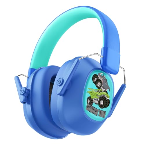iClever Noise Cancelling Headphones for Kids, SNR 29dB Safety Noise Reduction Ear Muffs for Autism Sensory &Concentration Aid, Ear Hearing Protection