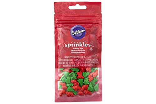 Wilton Sprinkles Holiday Mix Streusel Festtagsmischung 56g Dekoration