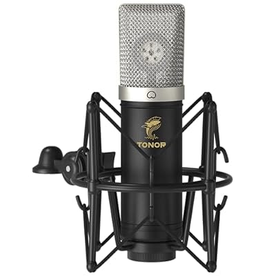 TONOR Condenser Microphone 192kHz/24Bit, USB Cardioid Computer Mic Kit with Upgraded Boom Arm/Spider Shock Mount for Recording, Streaming, Gaming, Podcasting, Voice Over, YouTube, TC-2030