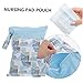FRCOLOR 1pc Multi-Purpose Storage Bag for Napkins and Diapers Lovely Printed Design Convenient for Office Travel and Outdoor Use Zippered Organizer