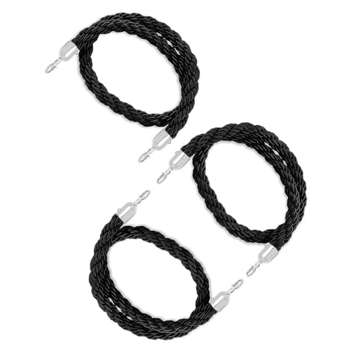 Cuerda de cáñamo elegante de 243 cm para delimitar barreras de acceso 2