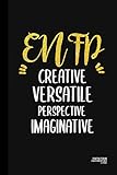 Descriptions of an ENFP: A Personality Gift Themed Notebook Journal