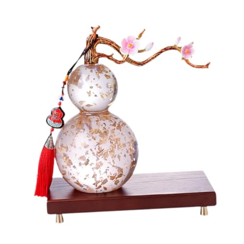 Statue de gourde chinoise Feng Shui en résine pour décorer une bibliothèque salon
