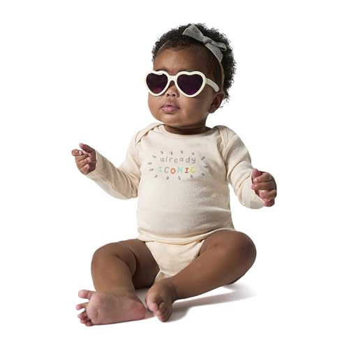 Image of Onesies Brand Unisex Baby 6-Pack Long Sleeve Bodysuits - Breathable Cotton One-Piece Outfits for Newborns & Infants