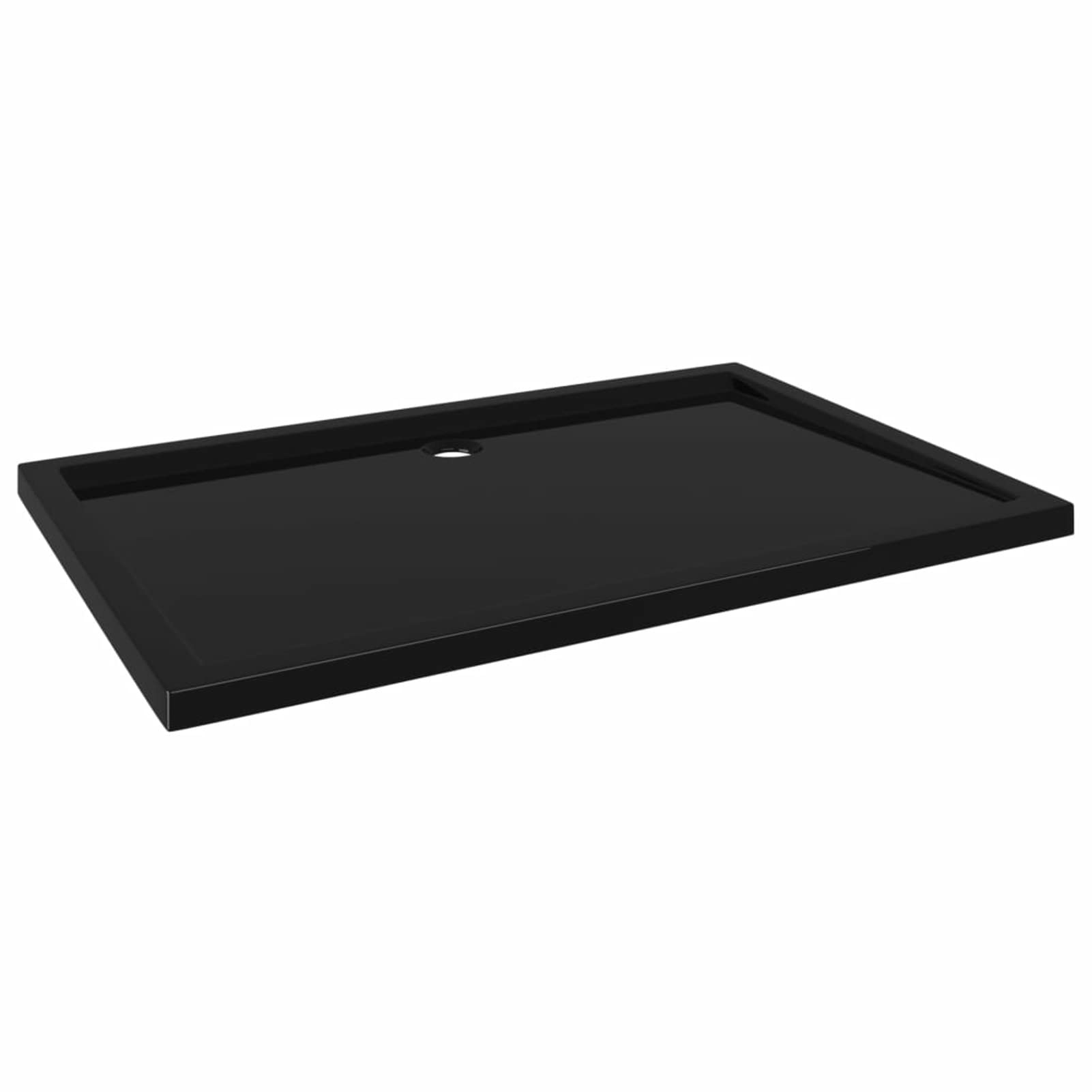 Plato de Ducha Rectangular Negro ABS 80x120 cm Mamparas De Ducha