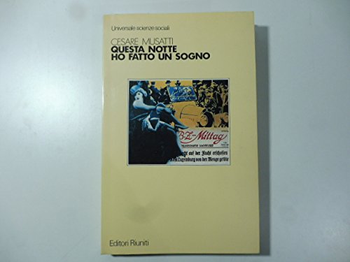 Questa notte ho fatto un sogno
