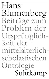 Beiträge zum Problem der Ursprünglichkeit der mittelalterlich-scholastischen Ontologie