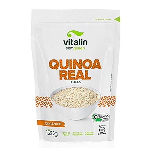 Vitalin Quinoa Real Flocos Orgânica Sem Glúten 120G