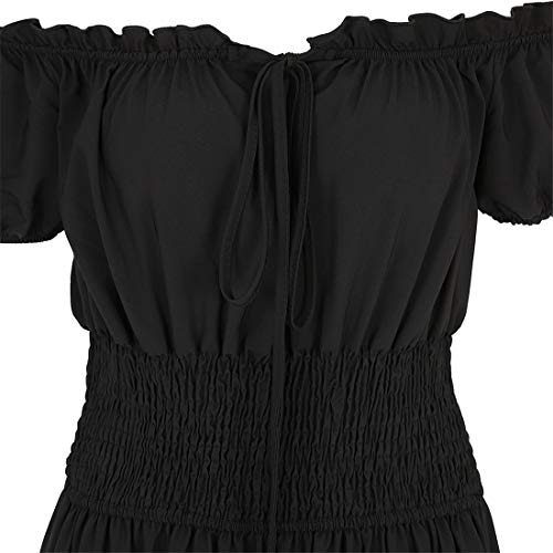 Zhitunemi Renaissance Costume Women Dress: Halloween Costumes Woman 2025 Renaissance Dresses - Halloween Party Theme Events Black 2XL